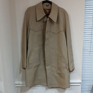 Vintage Sears Trench Coat Mens 40 Reg